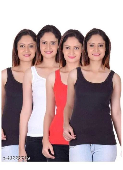 Checkout this latest Camisoles
Product Name: *Camisole*
Fabric: Cotton Linen
Pattern: Solid
Net Quantity (N): 4
Woman camisole
Sizes: 
S (Bust Size: 17 in, Length Size: 20 in) 
M (Bust Size: 19 in, Length Size: 22 in) 
L (Bust Size: 20 in, Length Size: 24 in) 
XL (Bust Size: 21 in, Length Size: 25 in) 
XXL (Bust Size: 22 in, Length Size: 26 in) 
Country of Origin: India
Easy Returns Available In Case Of Any Issue


SKU: BD cotton camisole pack 4 white Black Red
Supplier Name: BIG DEAL ELECTRONICS

Code: 003-58317355-997

Catalog Name: Sassy Women Camisoles
CatalogID_15135442
M04-C09-SC1047