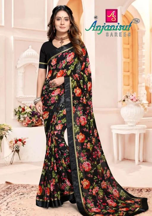 Checkout this latest Sarees
Product Name: *Aagyeyi Graceful Sarees*
Saree Fabric: Georgette
Blouse: Separate Blouse Piece
Blouse Fabric: Cotton
Pattern: Printed
Blouse Pattern: Solid
Net Quantity (N): Single
gerojette fancy saree
Sizes: 
Free Size (Saree Length Size: 5.5 m, Blouse Length Size: 0.8 m) 
Country of Origin: India
Easy Returns Available In Case Of Any Issue


SKU: af_black falora prints new
Supplier Name: Siddhi Supply

Code: 516-58330918-9992

Catalog Name: Aagyeyi Graceful Sarees
CatalogID_15139856
M03-C02-SC1004