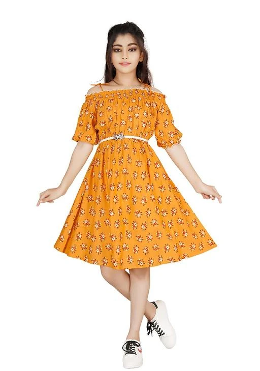 Checkout this latest Frocks & Dresses
Product Name: *Cute Fancy Girls Frocks & Dresses*
Fabric: Rayon
Sleeve Length: Short Sleeves
Pattern: Printed
Multipack: Single
Sizes:
4-5 Years (Bust Size: 27 in, Length Size: 28 in) 
5-6 Years (Bust Size: 27 in, Length Size: 28 in) 
6-7 Years (Bust Size: 29 in, Length Size: 30 in) 
7-8 Years (Bust Size: 29 in, Length Size: 30 in) 
8-9 Years (Bust Size: 31 in, Length Size: 32 in) 
9-10 Years (Bust Size: 31 in, Length Size: 32 in) 
10-11 Years (Bust Size: 33 in, Length Size: 34 in) 
11-12 Years (Bust Size: 33 in, Length Size: 34 in) 
12-13 Years (Bust Size: 35 in, Length Size: 36 in) 
Country of Origin: India
Easy Returns Available In Case Of Any Issue


Catalog Rating: ★3.7 (9)

Catalog Name: Cute Fancy Girls Frocks & Dresses
CatalogID_15253756
C62-SC1141
Code: 314-58666076-999