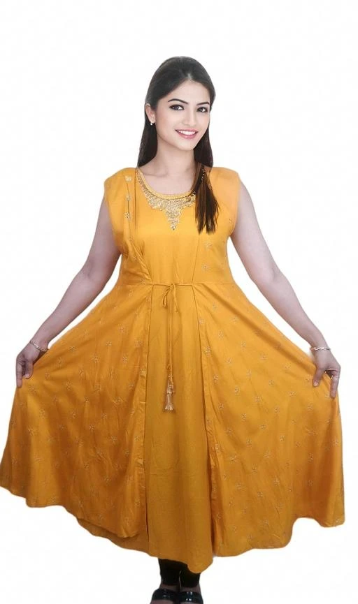 Kurti with attached on sale shrug