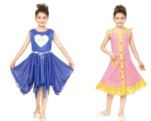 Checkout this latest Frocks & Dresses
Product Name: *Agile Elegant Girls Frocks & Dresses*
Fabric: Cotton Blend
Sleeve Length: Sleeveless
Pattern: Self-Design
Net Quantity (N): Pack Of 2
Sizes:
2-3 Years (Bust Size: 20 in, Length Size: 22 in) 
3-4 Years (Bust Size: 22 in, Length Size: 24 in) 
4-5 Years (Bust Size: 24 in, Length Size: 26 in) 
5-6 Years (Bust Size: 26 in, Length Size: 28 in) 
6-7 Years (Bust Size: 28 in, Length Size: 30 in) 
7-8 Years (Bust Size: 30 in, Length Size: 32 in) 
8-9 Years (Bust Size: 32 in, Length Size: 34 in) 
THE CROWN Blue Love Syntactic and Cotton frock combo pack for Girls
Country of Origin: India
Easy Returns Available In Case Of Any Issue


SKU: COMBO_BLOVE_PINKP
Supplier Name: D.R. Brothers

Code: 653-59025870-998

Catalog Name: Agile Elegant Girls Frocks & Dresses
CatalogID_15375355
M10-C32-SC1141