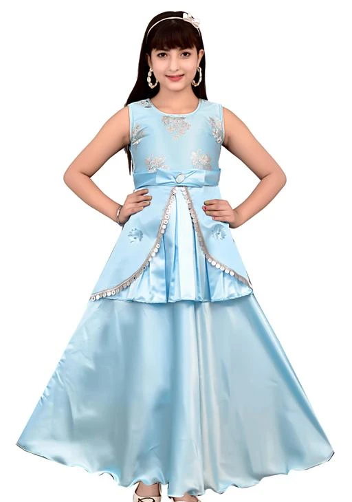 Checkout this latest Ethnic Gowns
Product Name: *Premium Fancy Gowns*
Fabric: Poly Silk
Sleeve Length: Sleeveless
Pattern: Embroidered
Net Quantity (N): 1
Gowns Dresses
Sizes: 
4-5 Years (Bust Size: 23 in, Length Size: 30 in) 
5-6 Years (Bust Size: 24 in, Length Size: 32 in) 
6-7 Years (Bust Size: 25 in, Length Size: 34 in) 
7-8 Years (Bust Size: 27 in, Length Size: 37 in) 
8-9 Years (Bust Size: 28 in, Length Size: 39 in) 
9-10 Years (Bust Size: 30 in, Length Size: 41 in) 
10-11 Years (Bust Size: 31 in, Length Size: 44 in) 
Country of Origin: India
Easy Returns Available In Case Of Any Issue


SKU: Gw_002_Blue
Supplier Name: Ajiza Garments

Code: 994-59076802-9011

Catalog Name: Attractive Girls Ethnic Gowns
CatalogID_15394359
M10-C32-SC1400