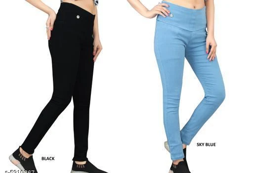 Checkout this latest Jeggings
Product Name: *Elegant Fashionista Women Jeggings*
Sizes: 
28 (Waist Size: 28 in, Length Size: 38 in) 
30 (Waist Size: 30 in, Length Size: 38 in) 
32 (Waist Size: 32 in, Length Size: 38 in) 
34 (Waist Size: 34 in, Length Size: 38 in) 
36 (Waist Size: 36 in, Length Size: 38 in) 
38 (Waist Size: 38 in, Length Size: 38 in) 
40 (Waist Size: 40 in, Length Size: 38 in) 
Easy Returns Available In Case Of Any Issue


Catalog Rating: ★3.9 (61)

Catalog Name: Elegant Fashionista Women Jeggings
CatalogID_893136
C79-SC1033
Code: 779-5910367-7422