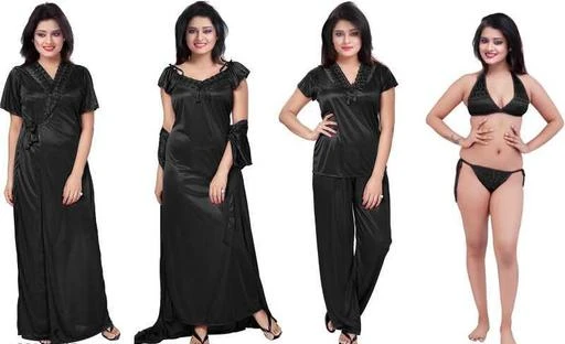 Checkout this latest Nightdress
Product Name: * Trendy Attractive Women Nightdresses*
Fabric: Satin
Sleeve Length: Short Sleeves
Pattern: Solid
Multipack: 1
Add ons: Set
Sizes:
Free Size (Bust Size: 32 in, Length Size: 49 in) 
Country of Origin: India
Easy Returns Available In Case Of Any Issue


Catalog Rating: ★3.6 (15)

Catalog Name: Trendy Attractive Women Nightdresses
CatalogID_15409894
C76-SC1044
Code: 614-59122167-9901