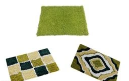 Riya HANDLOOM Decorative Anti-Slip Polyester Rangoli Shaggy Door Mat