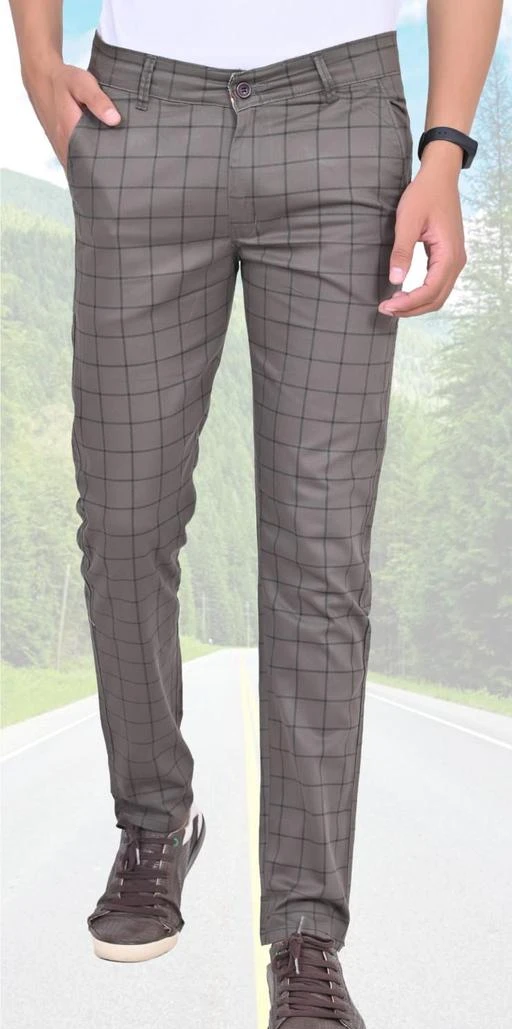 Couture Check, Men's Checkered Pants