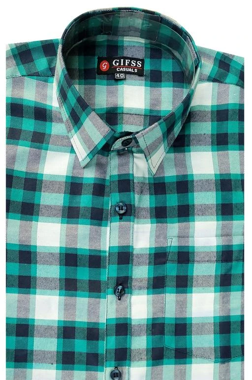 Checkout this latest Shirts
Product Name: *PLUS SIZE FULL SLEEVES COTTON CHECKS SHIRTS FOR MEN 2XL, 3XL, 4XL*
Fabric: Cotton
Sleeve Length: Long Sleeves
Pattern: Printed
Sizes:
XXXL (Chest Size: 50 in, Length Size: 32 in) 
4XL (Chest Size: 52 in, Length Size: 32 in) 
DETAILS: COLOR   : GREEN FABRIC  : COTTON STYLE   : CHECKERED SLEEVES : FULL SLEEVES  FIT     : REGULAR SIZE    : 38(M)-40(L)-42(XL)           44(2XL)-46(3XL)-48(4XL)  NOTE : SIZE NUMBER IS ALMOST EQUAL TO CHEST SIZE        PLEASE REFER SIZE CHART BEFORE ORDER   M-38, L-40, XL-42, XXL-44, XXX-46, 4XL-48     SIZE NUMBER IS ALMOST EQUAL TO CHEST SIZE,  FOR e.g IF YOUR CHEST SIZE IS 40 INCHES 