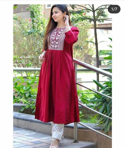 Checkout this latest Kurta Sets
Product Name: *KURTI PANT SETS *
Kurta Fabric: Rayon
Bottomwear Fabric: Rayon
Fabric: Rayon
Sleeve Length: Three-Quarter Sleeves
Set Type: Kurta With Bottomwear
Bottom Type: Pants
Pattern: Embroidered
Net Quantity (N): Single
Sizes:
S, M (Bust Size: 38 in, Shoulder Size: 13.5 in, Kurta Waist Size: 32 in, Kurta Hip Size: 40 in, Kurta Length Size: 47 in, Bottom Waist Size: 38 in, Bottom Hip Size: 40 in, Bottom Length Size: 37 in) 
L (Bust Size: 40 in, Shoulder Size: 14 in, Kurta Waist Size: 34 in, Kurta Hip Size: 42 in, Kurta Length Size: 47 in, Bottom Waist Size: 40 in, Bottom Hip Size: 42 in, Bottom Length Size: 37 in) 
XL (Bust Size: 42 in, Shoulder Size: 14.5 in, Kurta Waist Size: 36 in, Kurta Hip Size: 44 in, Kurta Length Size: 47 in, Bottom Waist Size: 42 in, Bottom Hip Size: 44 in, Bottom Length Size: 37 in) 
XXL (Bust Size: 44 in, Shoulder Size: 15 in, Kurta Waist Size: 38 in, Kurta Hip Size: 46 in, Kurta Length Size: 47 in, Bottom Waist Size: 44 in, Bottom Hip Size: 46 in, Bottom Length Size: 37 in) 
Country of Origin: India
Easy Returns Available In Case Of Any Issue


SKU: SLS - 014
Supplier Name: riddhi siddhi garments

Code: 604-59345352-997

Catalog Name: Kashvi Sensational Women Kurta Sets
CatalogID_15489439
M03-C04-SC1003