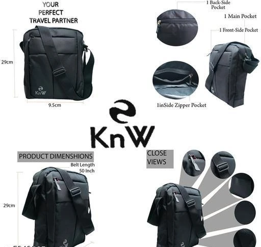 Checkout this latest Bags & Backpacks
Product Name: *Designer Static Men Sling Bags*
Material: Nylon
No. of Compartments: 3
Pattern: Solid
Net Quantity (N): 1
Sizes:
Free Size (Width Size: 9 in, Height Size: 11 in) 
Country of Origin: India
Easy Returns Available In Case Of Any Issue


SKU: all_in_one
Supplier Name: NK Wallets

Code: 692-5948095-997

Catalog Name: Designer Static Men Sling Bags
CatalogID_899732
M09-C28-SC5080