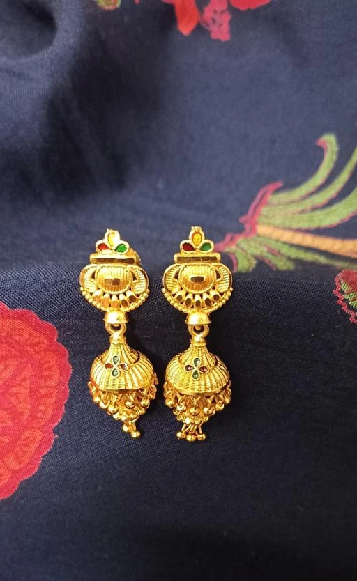 Checkout this latest Earrings & Studs
Product Name: *Traditional Earring*
Base Metal: Brass
Plating: Oxidised Gold
Sizing: Non-Adjustable
Stone Type: Artificial Stones
Type: Jhumkhas
Net Quantity (N): 2
Gold plated jhumkha with ball pech with unique traditional work
Country of Origin: India
Easy Returns Available In Case Of Any Issue


SKU: uD1XMbrv
Supplier Name: P.S.IMITATION

Code: 751-59519190-993

Catalog Name: Wonderful Earrings & Studs
CatalogID_15558322
M05-C11-SC1091