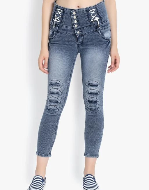 Checkout this latest Jeans
Product Name: *Trendy Women's Jeans  *
Fabric: Denim
Surface Styling: Tie-Ups
Multipack: 1
Sizes:
30 (Waist Size: 30 in, Length Size: 40 in) 
Easy Returns Available In Case Of Any Issue


Catalog Rating: ★4.1 (80)

Catalog Name: Trendy Women's Jeans
CatalogID_901489
C79-SC1032
Code: 106-5958415-7161