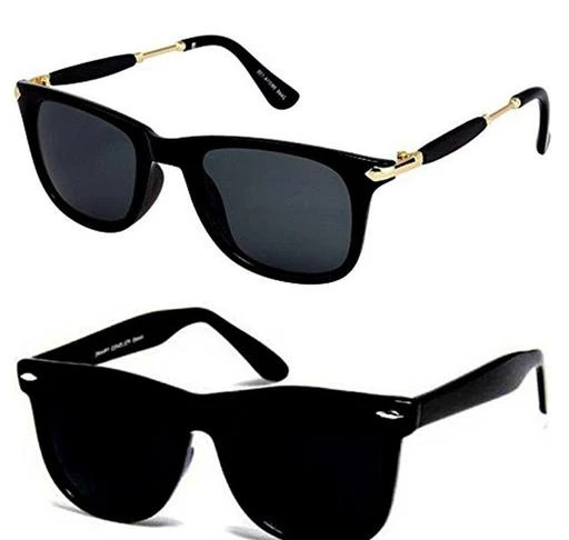 Checkout this latest Sunglasses
Product Name: *VILENRAY Classic Unisex UV 400 Protected Sunglasses Combo Latest for Men Women Boys Girls Cooling Stylish Goggles with 2 Plastic Hard Black Case*
Net Quantity (N): 2
Sizes:Free Size
VILENRAY  sunglasses for men women boys girls latest and stylish is the first choice of everyone be it a home, office, holiday at beach vacation, or it is a hill station weekend with dear ones, VILENRAY Sunglasses for men women latest and stylish are the cooling goggles for men women boys girls can be used everywhere no matter in office or at home, outside or at gym or yoga classes or in coaching classes or in school college campus just WoW your chaps with the latest sunglasses for men's women's boys and girls combo and stylish in black color lenses and black frame with the material made up of metal and plastic, shiny hinge, comfortable nose pads, light weight temples and what's more the prices are also under 200 for single pair of sunglass  We are providing an exclusive range of fashion sunglasses for men women boys and girls at lowest price and high quality, YS Sunglasses, are the Tote Glasses, Fashion goggles shades mirror styles are stylish.
Country of Origin: India
Easy Returns Available In Case Of Any Issue


SKU: b5_vpcDV
Supplier Name: VILENRAY

Code: 923-59717228-9921

Catalog Name: Styles Trendy Men Sunglasses
CatalogID_15624560
M05-C12-SC1226
.