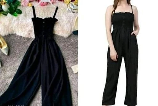 Checkout this latest Jumpsuits
Product Name: *Trendy and Fashionable Smoking Jumpsuit for women*
Fabric: Crepe
Sleeve Length: Sleeveless
Pattern: Solid
Multipack: 1
Sizes: 
S (Bust Size: 34 in, Length Size: 48 in, Waist Size: 28 in) 
M (Bust Size: 36 in, Length Size: 48 in, Waist Size: 30 in) 
L (Bust Size: 38 in, Length Size: 48 in, Waist Size: 32 in) 
XL (Bust Size: 40 in, Length Size: 48 in, Waist Size: 34 in) 
Country of Origin: India
Easy Returns Available In Case Of Any Issue


Catalog Rating: ★4.1 (7)

Catalog Name: Trendy and Fashionable Smoking Jumpsuit for women
CatalogID_15736258
C79-SC1030
Code: 303-60045785-944