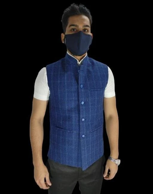 Checkout this latest Ethnic Jackets
Product Name: *Classic Men Ethnic Jackets*
Fabric: Wool
Sleeve Length: Sleeveless
Pattern: Checked
Combo of: Single
Sizes: 
XS, S (Chest Size: 36 in, Length Size: 36 in) 
L (Chest Size: 40 in, Length Size: 40 in) 
Country of Origin: India
Easy Returns Available In Case Of Any Issue



Catalog Name: Classic Men Ethnic Jackets
CatalogID_15774155
C66-SC1202
Code: 4941-60158028-9993