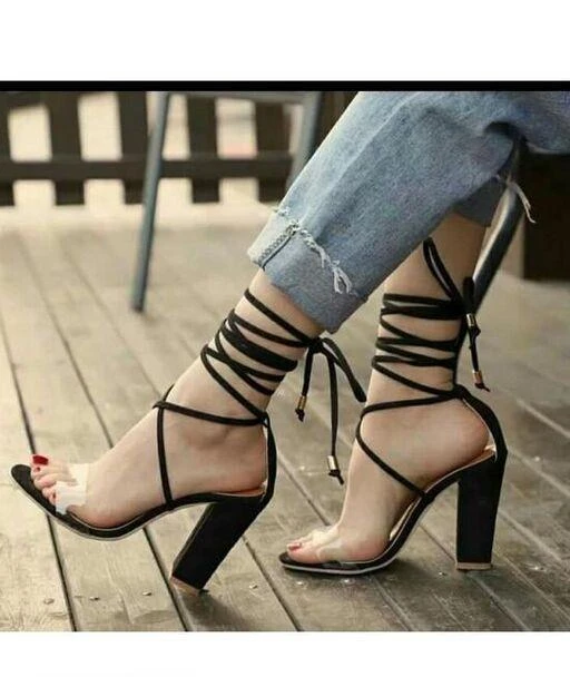 Lace up discount pumps block heel