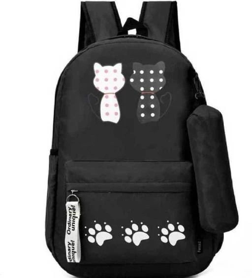 Checkout this latest Bags & Backpacks
Product Name: *Double Cat Print Backpack for Girls/Women School College Travelling Bag - 30 Cm - 30 cm  (Black)*
Material: Polyester
Net Quantity (N): 1
Product Details:-With comfort and functionality as priorities, lots of people now use backpacks for their everyday commute — just throw it over your shoulders and you’re hands-free. Made for girls who love fashion as well as comfort, this backpack has the perfect capacity for carrying all your essentials when you're out for just a few hours: a picnic, water and a windcheater.
Sizes: 
Free Size
Country of Origin: India
Easy Returns Available In Case Of Any Issue


SKU: DCP(BLACK)
Supplier Name: SHIVANI ENTERPRISE

Code: 673-60416182-996

Catalog Name: Classy Kids Bags & Backpacks
CatalogID_15864858
M10-C34-SC1192