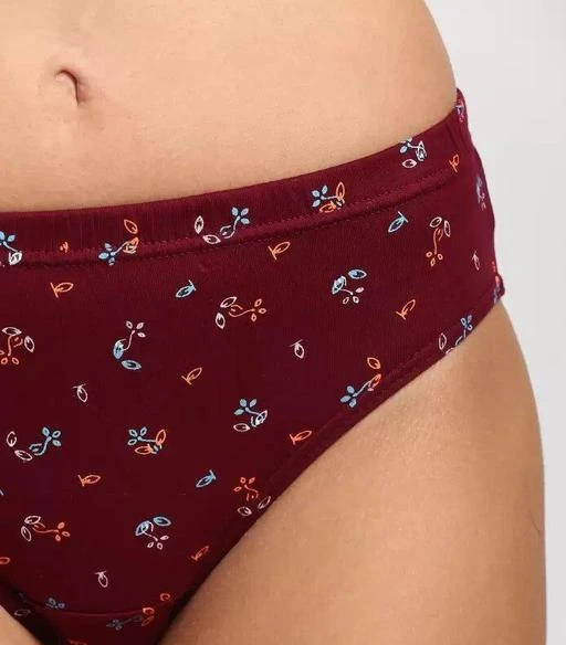  Women Cotton Printed Panty Briefs Hipster For Ladies Underwear  Combo