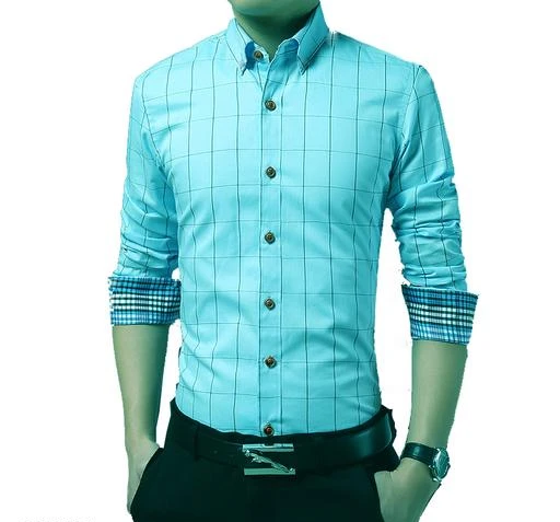 Checkout this latest Shirts
Product Name: *Trendy Mens Shirt*
Fabric: Cotton Blend
Sleeve Length: Long Sleeves
Pattern: Printed
Net Quantity (N): 1
Sizes:
S (Chest Size: 40 in, Length Size: 29 in) 
M (Chest Size: 40 in, Length Size: 29 in) 
L (Chest Size: 42 in, Length Size: 30 in) 
XL (Chest Size: 44 in, Length Size: 32 in) 
XXL (Chest Size: 46 in, Length Size: 34 in) 
Country of Origin: India
Easy Returns Available In Case Of Any Issue


SKU: Blc_Checks_Sky
Supplier Name: Galerio and Galerio

Code: 944-6046881-8811

Catalog Name: Fancy Retro Men Shirts
CatalogID_918027
M06-C14-SC1206