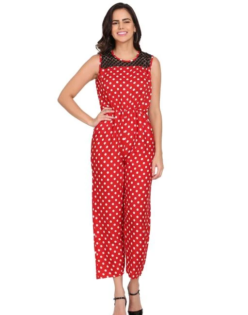 Checkout this latest Jumpsuits
Product Name: *Bellanza paris Trendy fashionable Poly Georgette Women Jumpsuit*
Fabric: Poly Georgette
Sleeve Length: Sleeveless
Pattern: Printed
Multipack: 1
Sizes: 
S (Bust Size: 32 in, Length Size: 50 in, Waist Size: 28 in) 
M (Bust Size: 34 in, Length Size: 51 in, Waist Size: 30 in) 
Country of Origin: India
Easy Returns Available In Case Of Any Issue



Catalog Name: Trendy Fashionista Women Jumpsuits
CatalogID_15901729
C79-SC1030
Code: 883-60518892-9911