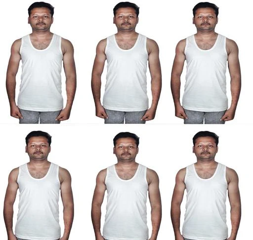 Checkout this latest Vests
Product Name: *TOP TEN Cotton Vests for Men Pack of 6 | Sleevless | White Vest For Men | Mens vest *
Fabric: Cotton
Sleeve Length: Sleeveless
Pattern: Solid
Multipack: 6
Add on: No Add Ons
Sizes: 
XL (Chest Size: 38 in, Length Size: 29 in) 
Country of Origin: India
Easy Returns Available In Case Of Any Issue



Catalog Name: Latest Men Vest
CatalogID_15977617
C68-SC1217
Code: 904-60733900-444