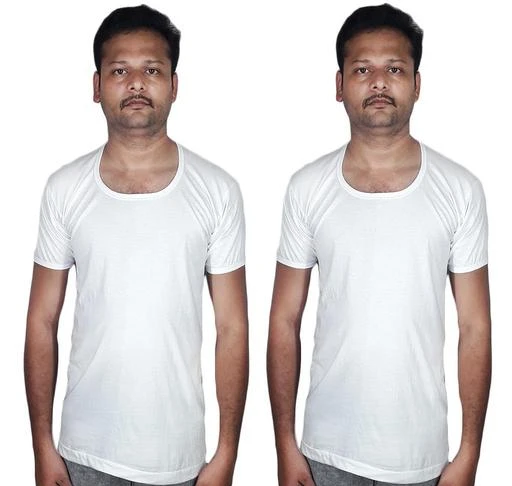 Checkout this latest Vests
Product Name: *Top Ten Half Sleeve vest for men | Pack of 2 | Cotton | Mens Half sleeve Vest | half sleeve vests for men *
Fabric: Cotton
Sleeve Length: Short Sleeves
Pattern: Solid
Multipack: 2
Add on: No Add Ons
Sizes: 
L, XL (Chest Size: 38 in, Length Size: 29 in) 
XXL (Chest Size: 40 in, Length Size: 30 in) 
Country of Origin: India
Easy Returns Available In Case Of Any Issue



Catalog Name: Latest Men Vest
CatalogID_15980286
C68-SC1217
Code: 471-60740288-881