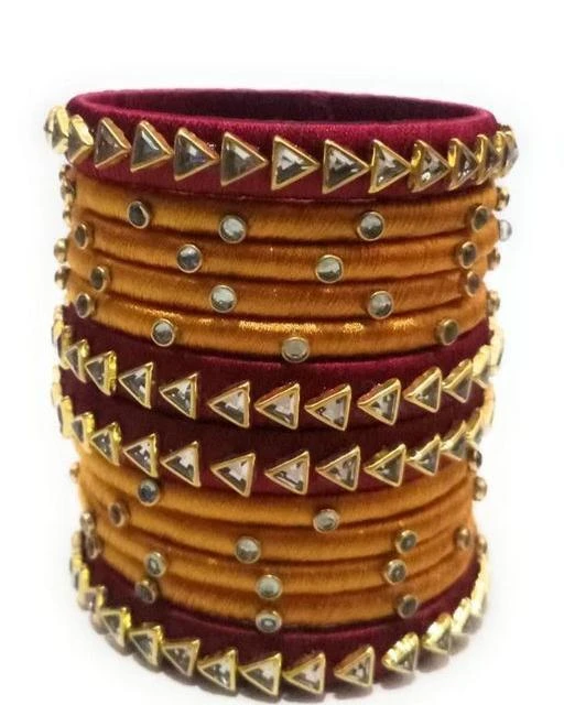 Checkout this latest Bracelet & Bangles
Product Name: *Riya Shimmering Women's Bangles*
Base Metal: Thread
Stone Type: Kundan
Sizing: Non-Adjustable
Type: Bangle Set
Net Quantity (N): More Than 10
Sizes:2.4, 2.6, 2.8
Easy Returns Available In Case Of Any Issue


SKU: MBN233
Supplier Name: Aashirwad Traders

Code: 022-6079410-1311

Catalog Name: Riya Shimmering Women's Bangles
CatalogID_924063
M05-C11-SC1094