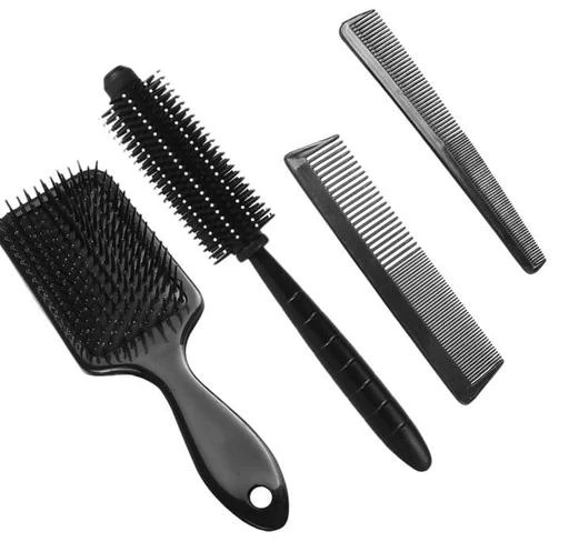 BMG IMPORT EXPORT 10Pcs Pro Salon Hair Cut Styling Hairdressing Barbers  Combs Brush Set Black  JioMart