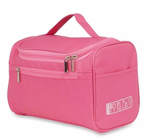 Checkout this latest Travel Accessories
Product Name: *Beautiful Women's Pouches Pink Cosmetic Bag Mackup Organiser bag*
Material: Nylon
Type: Travel Pouches
Net Quantity (N): 1
Multi-Purpose Utility Bag Used For Storing Of Makeup Essentials, Grooming Products, Toiletry Kits, Personal Care And Uses Vary From Person To Person, Bags Comes With Multiple Section Which Increases Storage Capacity, A Main Opening Zip Around Which Comes With Extra Space, And Upper Net Procket Which Also Comes With Zip Used For Storing Products Which Are Easily Accesible Or Items which We Wants to be in Front Of Our Eyes, A Side Pocket Which Is Used To Store Items Which One Forget Or The Products Which Are Used Again & Again, This Bag Is Water-Proof Wihch Saves Your Essentials From Damaging By Accidental Spoilage Of Water. Bag Comes in Blue Colour Which Can Be Used By Both Men & Women. This Bag Is perfect Travel Partner Because It Stoes all Your Needy Products At One Place. Which Comes with a Hook Which Is used To Hang Products Anywhere You Want.It Comes With a Special Feature This Bag Can Be Folded If Not In Use Which Saves Your Space in Your Storage Area.A Person Who IS Travel Freak Or a Women With a Craze Of Makeup Must But It Once
Country of Origin: India
Easy Returns Available In Case Of Any Issue


SKU: TSB 6Big Pink_3D
Supplier Name: Pavitra Enterprise

Code: 792-60815795-996

Catalog Name: Graceful Women Women Travel Accessories
CatalogID_16006568
M09-C73-SC5083