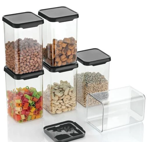 Checkout this latest Jars & Container
Product Name: *Square Shape Container, Easy Flow Cereal Dispenser Storage Jar | Dabba | Box For Kitchen Pack of 6 (BLACK, 1100ml) Jars & Container*
Material: Plastic
Net Quantity (N): Pack of 6
Length: 15 cm
Breadth: 10 cm
Height: 10 cm
Size (in ltrs): 1 ml
Best Quality 6 Pcs Square Container Available In Low Price And Also Made By high grade Material.
Country of Origin: India
Easy Returns Available In Case Of Any Issue


SKU: 6 Pcs Blaack Square Container__JK
Supplier Name: J K ENTERPRISE

Code: 534-61094116-998

Catalog Name:  Jars & Container
CatalogID_16091398
M08-C23-SC1428
.