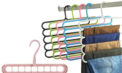 10pcs Plastic Pants Suit Hanger Nonslip Clothes Hangers for Coats Jeans  Trousers Sweater  Fruugo IN