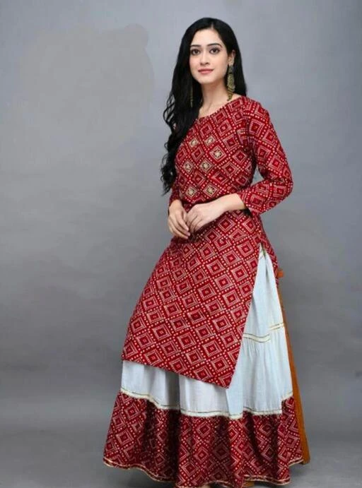 Checkout this latest Kurta Sets
Product Name: *Women Kurta and Skirt Set Rayon*
Kurta Fabric: Rayon
Bottomwear Fabric: Rayon
Fabric: Rayon
Sleeve Length: Three-Quarter Sleeves
Set Type: Kurta With Bottomwear
Bottom Type: Skirt
Pattern: Printed
Net Quantity (N): Single
Sizes:
M (Bust Size: 36 in, Kurta Waist Size: 36 in, Kurta Hip Size: 42 in) 
L (Bust Size: 38 in, Kurta Waist Size: 38 in, Kurta Hip Size: 44 in) 
XL (Bust Size: 40 in, Kurta Waist Size: 40 in, Kurta Hip Size: 46 in) 
XXL (Bust Size: 42 in, Kurta Waist Size: 42 in, Kurta Hip Size: 48 in) 
SAI BABA IS s all about offering you the latest fashion at the best prices. You can find our products by searching Kurtis for women, Kurtis for girls, Kurtis for girls straight long, printed kurtis for women low price, kurtis for girls low price, Kurta for women, Kurti for girls, Kurtis for women low price, jaipuri Kurti and palazzo set, ethnic set ,Kurti and leggings, Frock Kurtis cotton, Short Kurtis tops, Kurtis for girls party, Long Kurtis for girls, Long Kurtas for girls, Kurtis for girls , Frock kurtis cotton, Kurti with , Long Kurtis with , anarkali Kurtis for girls , tunics,Long kurtis straight party wear, Ladies jeans kurta, Ladies tops party wear Kurtis , Kurtis for college girls , A line Kurtis party , Ethnic wear, Suits girl, Office wear Kurtis, formal Kurti, latest Kurti, Designer Kurtis, traditional kurti , booty kurti tops , latest long top , latest dresses, max kurtis , mexi dresses , short dress , latest top.
Country of Origin: India
Easy Returns Available In Case Of Any Issue


SKU: KSKIRT.MARRON.01
Supplier Name: Sai Baba

Code: 785-61391740-999

Catalog Name: Jivika Graceful Women Kurta Sets
CatalogID_16174213
M03-C04-SC1003