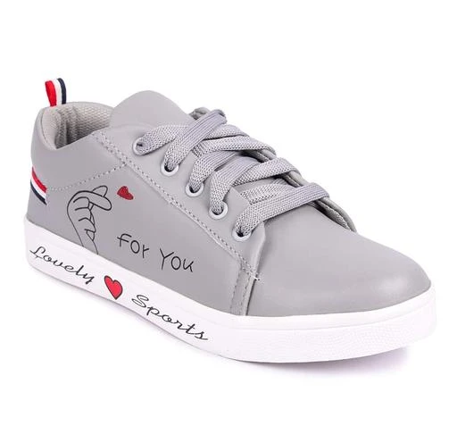 Checkout this latest Casual Shoes
Product Name: *Prekanzo Women Stylish Casual Shoes  For Women & Girls*
Material: Synthetic
Sole Material: Rubber
Pattern: Printed
Fastening & Back Detail: Lace-Up
Net Quantity (N): 1
Sizes: 
IND-3 (Foot Length Size: 23.5 cm) 
IND-4 (Foot Length Size: 24 cm) 
IND-5 (Foot Length Size: 24.5 cm) 
IND-6 (Foot Length Size: 25 cm) 
IND-7 (Foot Length Size: 25.5 cm) 
IND-8 (Foot Length Size: 26 cm) 
Country of Origin: India
Easy Returns Available In Case Of Any Issue


SKU: A_1 Trend - 2 Grey
Supplier Name: NIRMALA ENTERPRISES

Code: 814-62035178-999

Catalog Name: Elite Women Casual Shoes
CatalogID_16412116
M09-C30-SC1067