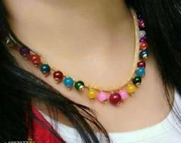  D62 Attractive Daily Wear Fancy Women And Girl Brass Chain /