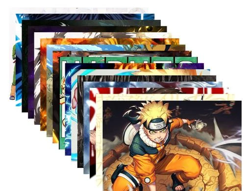 Naruto Anime Poster Pack of 10 Naruto Poster  Naruto Set Of 10 Poster  Naruto kakashi