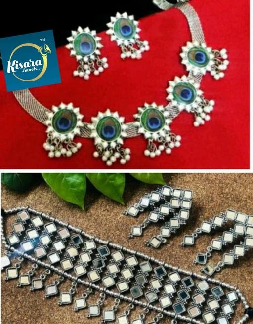 Checkout this latest Jewellery Set
Product Name: *KISARA JEWELS OXIDISED PARTY WEAR CHOKER COMBO SET.*
Base Metal: German Silver
Plating: Oxidised Silver
Stone Type: Artificial Stones & Beads
Sizing: Adjustable
Type: Choker and Earrings
Multipack: 2
Country of Origin: India
Easy Returns Available In Case Of Any Issue


SKU: KPj001661
Supplier Name: kp enterprises009

Code: 452-62221387-943

Catalog Name: Twinkling Beautiful Jewellery Sets
CatalogID_16472829
M05-C11-SC1093