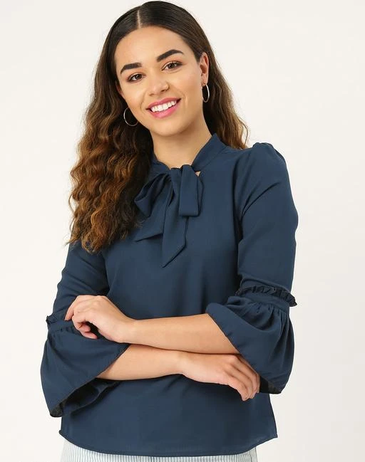Checkout this latest Tops & Tunics
Product Name: *Style Quotient Womens Teal Blue Top*
Fabric: Crepe
Sleeve Length: Three-Quarter Sleeves
Pattern: Solid
Multipack: 1
Sizes:
S (Bust Size: 36 in, Length Size: 38 in) 
4XL (Bust Size: 48 in, Length Size: 38 in) 
Country of Origin: India
Easy Returns Available In Case Of Any Issue


Catalog Rating: ★3.9 (75)

Catalog Name: Classy Ravishing Women Tops & Tunics
CatalogID_988412
C79-SC1020
Code: 934-6251824-8511