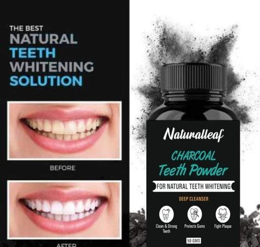 coconut shell tooth powder