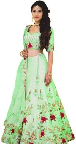 Fancy Designer Flared South indian Bridal lehenga choli