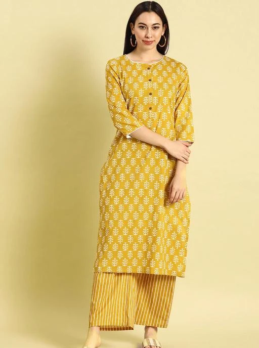 Checkout this latest Kurta Sets
Product Name: *Trendy Attractive Women Kurta Sets*
Kurta Fabric: Cotton
Bottomwear Fabric: Cotton
Fabric: No Dupatta
Sleeve Length: Three-Quarter Sleeves
Set Type: Kurta With Bottomwear
Bottom Type: Palazzos
Pattern: Printed
Sizes:
S, M (Bust Size: 40 in, Shoulder Size: 15 in, Kurta Waist Size: 38 in, Kurta Hip Size: 42 in, Kurta Length Size: 46 in, Bottom Length Size: 39 in) 
L (Bust Size: 42 in, Shoulder Size: 15.5 in, Kurta Waist Size: 40 in, Kurta Hip Size: 44 in, Kurta Length Size: 46 in, Bottom Length Size: 39 in) 
XL (Bust Size: 44 in, Shoulder Size: 16 in, Kurta Waist Size: 42 in, Kurta Hip Size: 46 in, Kurta Length Size: 46 in, Bottom Length Size: 39 in) 
XXL (Bust Size: 46 in, Shoulder Size: 16.5 in, Kurta Waist Size: 44 in, Kurta Hip Size: 48 in, Kurta Length Size: 46 in, Bottom Length Size: 39 in) 
Country of Origin: India
Easy Returns Available In Case Of Any Issue


SKU: 3YFcHxtT
Supplier Name: Dhruvi fashions

Code: 706-62850420-9931

Catalog Name: Alisha Attractive Women Kurta Sets
CatalogID_16679490
M03-C04-SC1003