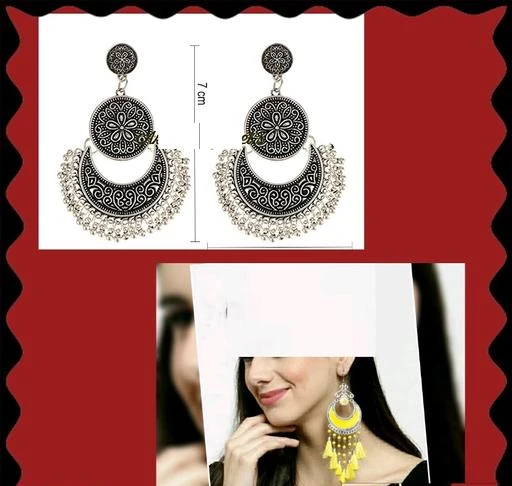 Earrings & Studs
Trendy Oxidised Metal Earrings & Studs
Base Metal: Oxidised
Plating: Gold Plated / Silver Plated 
Stone Type: Artificial Stones & Beads
Sizing: Adjustable
Type: Drop Earring / Hoop Earring
Multipack: Pack of 2
Sizes Available: 

SKU: cls01
Supplier Name: Classic Enterprises

Code: 761-6289144-105

Catalog Name: Trendy Oxidised Metal Earrings & Studs
CatalogID_998494
M05-C11-SC1091
