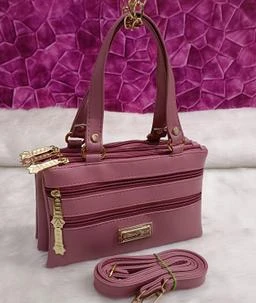 TARSHI Pink Sling Bag Latest New Trendy PArty nWear Sling Cross