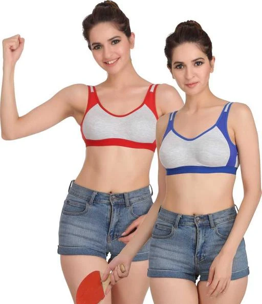 Checkout this latest Sports Bra
Product Name: *new comfy NON PADDED WOMEN SPORTS BRA T SHIRT BRA PACK OF 2*
Fabric: Cotton
Color: Multicolor
Coverage: Full
Closure: Back Closure
Net Quantity (N): 2
Occassion: Everyday
Padding: Padded
Print or Pattern Type: Solid
Seam Style: Seamed
Straps: Regular
Surface Styling: Bows
Type: Everyday Bra
Wiring: Non Wired
Add On: Pads
new comfy NON PADDED WOMEN SPORTS BRA T SHIRT BRA PACK OF 2
Sizes: 
30A (Underbust Size: 30 in, Overbust Size: 30 in) 
32A (Underbust Size: 32 in, Overbust Size: 32 in) 
34A (Underbust Size: 34 in, Overbust Size: 34 in) 
36A (Underbust Size: 36 in, Overbust Size: 36 in) 
Country of Origin: India
Easy Returns Available In Case Of Any Issue


SKU: new comfy NON PADDED WOMEN SPORTS BRA T SHIRT BRA PACK OF 2
Supplier Name: A2Z SOLUTIONS

Code: 061-63054885-992

Catalog Name: Fancy Women sport Bra
CatalogID_16750535
M04-C54-SC1409