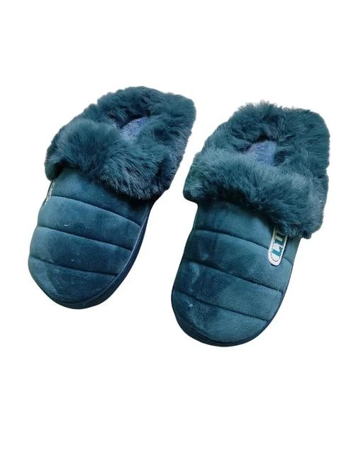 Furry slippers for online girls