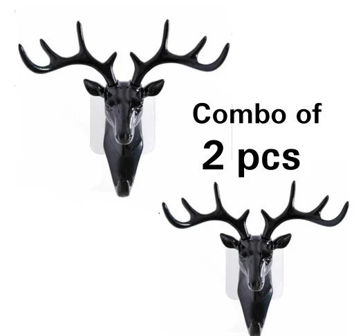 Checkout this latest Key Holders
Product Name: *Blueberry Stylish Deer Head Shaped Multipurpose Hanger / Black color / Pack of 2 pcs*
Material: Plastic
Color: Black
Net Quantity (N): 2
This Deer Head Self Adhesive Wall Hook Hanger. It is designed with a deer head design, which is decorative and practical. It can hang keys, accessories and other portable items in bathroom, bedroom, studyroom, kitchen, office etc. Hanger used in a relatively smooth surface Press tightly on the contact surface.Contact surface should be clean and dry. 2kg load-bearing capacity, long lasting. Pack of Deer Head of 2 pcs with black color.
Country of Origin: India
Easy Returns Available In Case Of Any Issue


SKU: MSDEERH2
Supplier Name: Blueberry

Code: 712-63090880-994

Catalog Name: Voguish Key Holders
CatalogID_16763513
M08-C25-SC2483
.