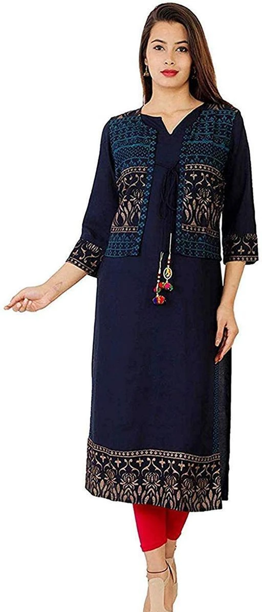 Checkout this latest Kurtis
Product Name: *Women's Solid Rayon Kurti*
Fabric: Rayon
Sleeve Length: Three-Quarter Sleeves
Pattern: Solid
Combo of: Single
Sizes:
S, M (Bust Size: 38 in, Size Length: 49 in) 
L, XL, XXL (Bust Size: 44 in, Size Length: 49 in) 
Country of Origin: India
Easy Returns Available In Case Of Any Issue


SKU: Blue-MSC 
Supplier Name: KF Komal

Code: 823-6317808-738

Catalog Name: Trendy Women's Kurti
CatalogID_1004127
M03-C03-SC1001