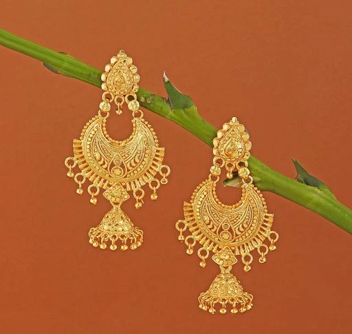 Checkout this latest Earrings & Studs
Product Name: *Alamod Fashion Gold Ethnic Earring*
Base Metal: Brass & Copper
Plating: Gold Plated
Sizing: Non-Adjustable
Stone Type: No Stone
Type: Chandbalis
Net Quantity (N): 1
The Earring Set is variety of latest designs. The bright Color and design can easily fit with any style and color of your dress and Saree
Country of Origin: India
Easy Returns Available In Case Of Any Issue


SKU: TER_626
Supplier Name: Alamod Fashion

Code: 891-63267374-0001

Catalog Name: Modern Earrings & Studs
CatalogID_16815349
M05-C11-SC1091