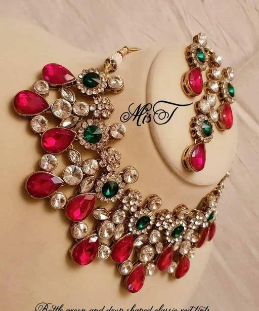Checkout this latest Jewellery Set
Product Name: *TILAK NEW SET*
Base Metal: Alloy
Plating: Brass Plated
Stone Type: Artificial Stones
Sizing: Adjustable
Type: Necklace and Earrings
Net Quantity (N): 1
BEST QUALITY SET
Country of Origin: India
Easy Returns Available In Case Of Any Issue


SKU: I2furybr
Supplier Name: SHREE PARAG

Code: 054-63414506-997

Catalog Name: Allure Chic Jewellery Sets
CatalogID_16859668
M05-C11-SC1093