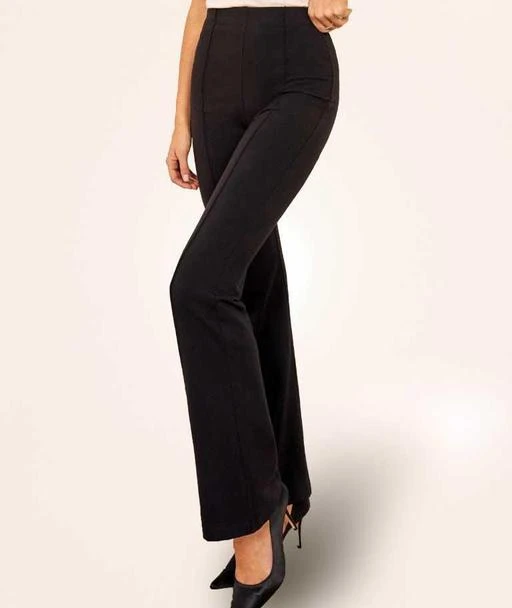 Women's Comfortable Stretchable Casual Trousers/ Bootcut Trousers