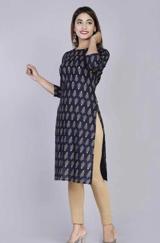 Checkout this latest Kurtis_low_ASP
Product Name: *Fancy Dailywear Kurtis for Women*
Fabric: Rayon
Sleeve Length: Three-Quarter Sleeves
Pattern: Printed
Combo of: Single
Sizes:
S (Bust Size: 36 in, Size Length: 40 in) 
XL (Bust Size: 42 in, Size Length: 40 in) 
4XL (Bust Size: 48 in, Size Length: 40 in) 
L (Bust Size: 40 in, Size Length: 40 in) 
M (Bust Size: 38 in, Size Length: 40 in) 
XXL (Bust Size: 44 in, Size Length: 40 in) 
XXXL (Bust Size: 46 in, Size Length: 40 in) 
Dailywear straight gold printed kurti under 300, Branded, Color and Print Fast, Stylish kurtis, Stylist kurtis, Kurti for women new collection, Kurti 3xl size, Kurti 4xl size
Country of Origin: India
Easy Returns Available In Case Of Any Issue


SKU: RNSK041_NAVY
Supplier Name: SSM Retail

Code: 432-63627597-9991

Catalog Name: Aagyeyi Superior Kurtis
CatalogID_16926904
M03-C03-SC1001