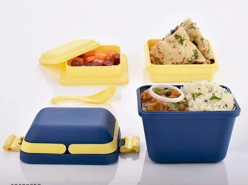 Checkout this latest Lunch Boxes
Product Name: *classy kids lunch box*
Material: Plastic
Type: Kids
Net Quantity (N): Pack Of 1
Luch box contains 3 cotainer, 1 lid and 1 spoon.Multi layer Compartment, Dish washer Safe, Leak Proof Lid, Stylish Spoon, Stylish Handle, Easy Locking System, Mobile Holder, Easy to carry
Country of Origin: India
Easy Returns Available In Case Of Any Issue


SKU: eJ-QQOTZ
Supplier Name: D-lite enterprise

Code: 881-63638353-945

Catalog Name:  Fancy Kids Lunch Boxes
CatalogID_16930615
M08-C23-SC1671